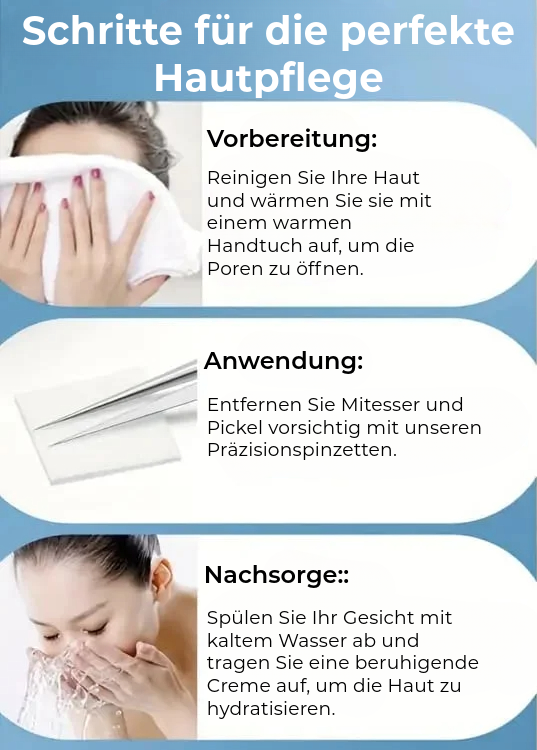 Klinischer Mitesserentferner