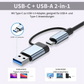8-in-2 USB-Hub
