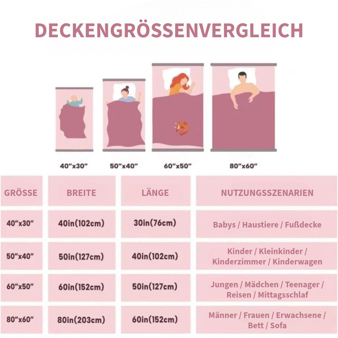 Weiche Fleece-Decke im Horror-Thema