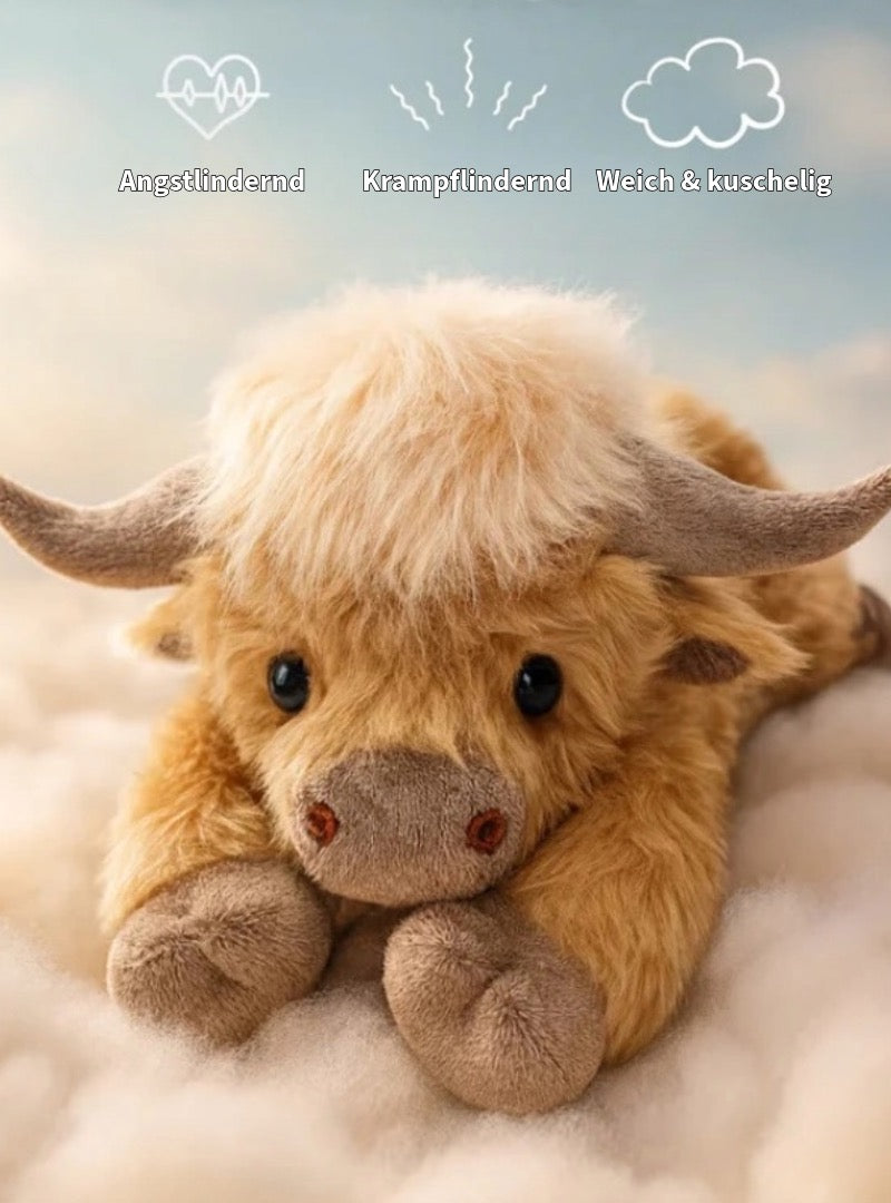 Niedliches Highland Kuh Kuscheltier