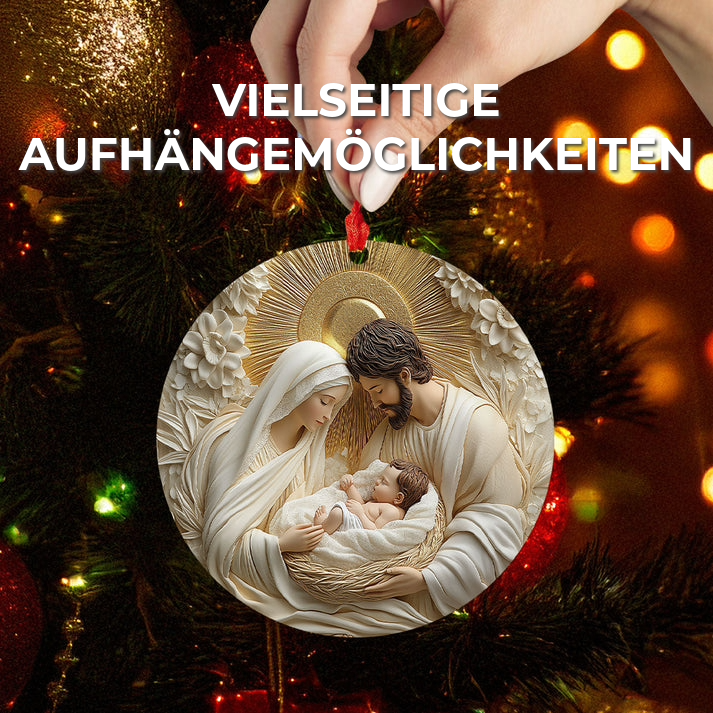 Heilige Familie Weihnachtsornament