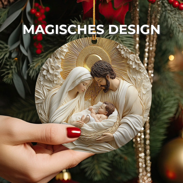 Heilige Familie Weihnachtsornament